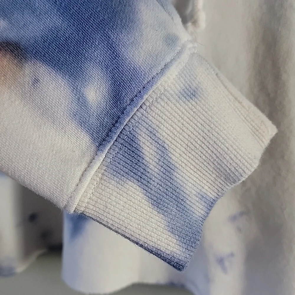 Wild Fable tie dye cropped hoodie sweatshirt - Picture 4 of 7